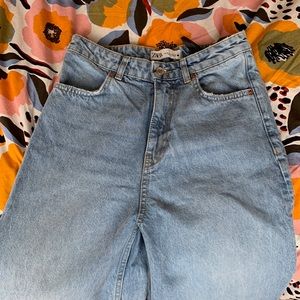 Zara jeans wide leg size 4